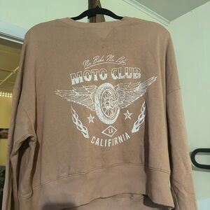 Aeropostale Tan Crewneck Sweater